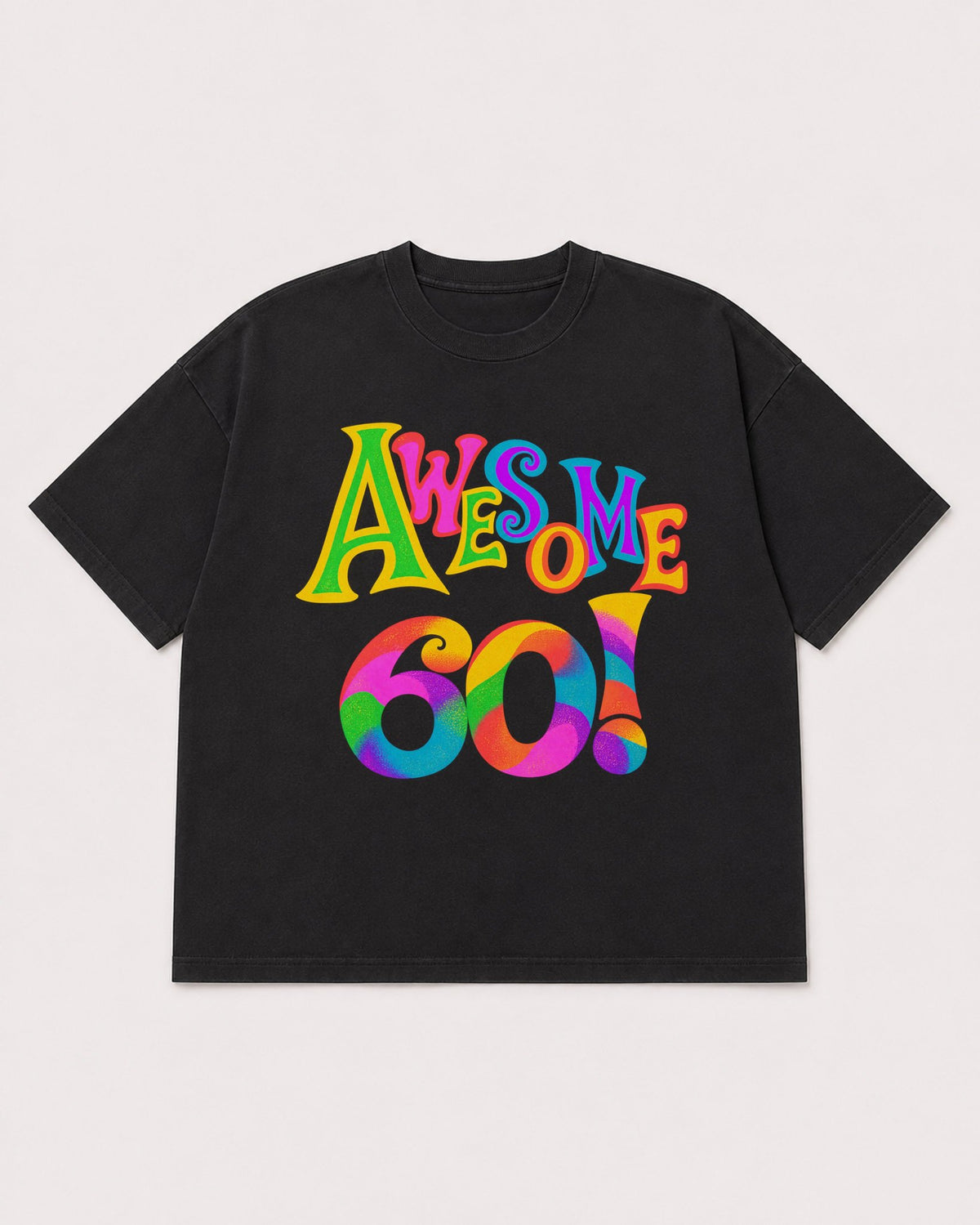 Mockup Boxy Heavyweight Tee Black product