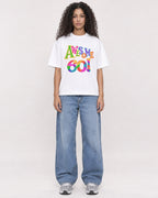 Mockup Boxy Heavyweight Tee White female full-body 10