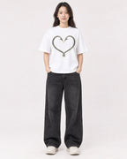 Mockup Boxy Heavyweight Tee White female full-body 03