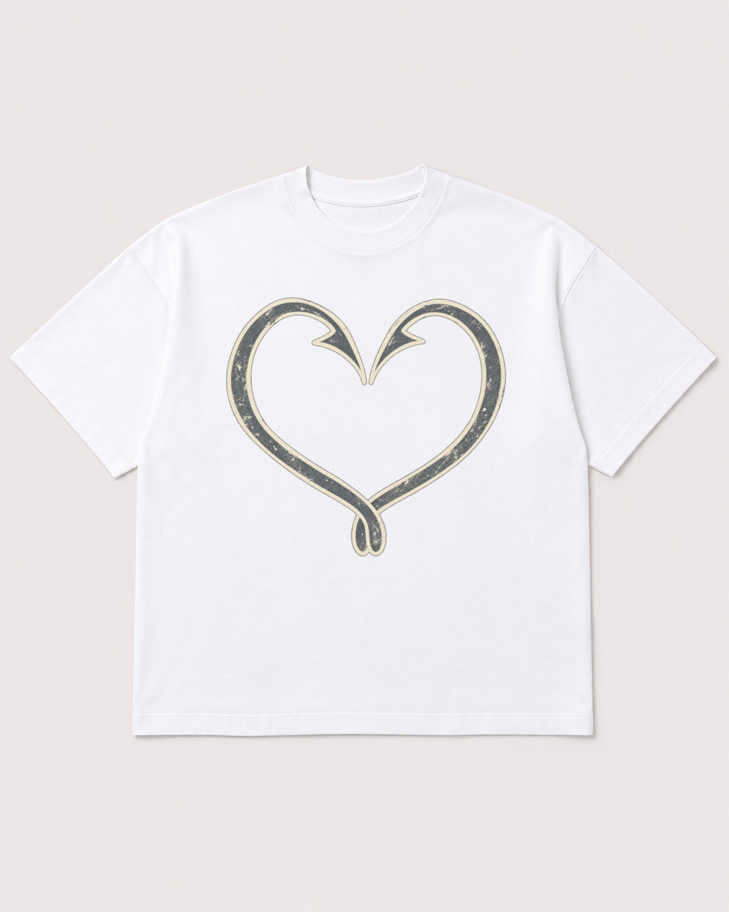 Mockup Boxy Heavyweight Tee White product