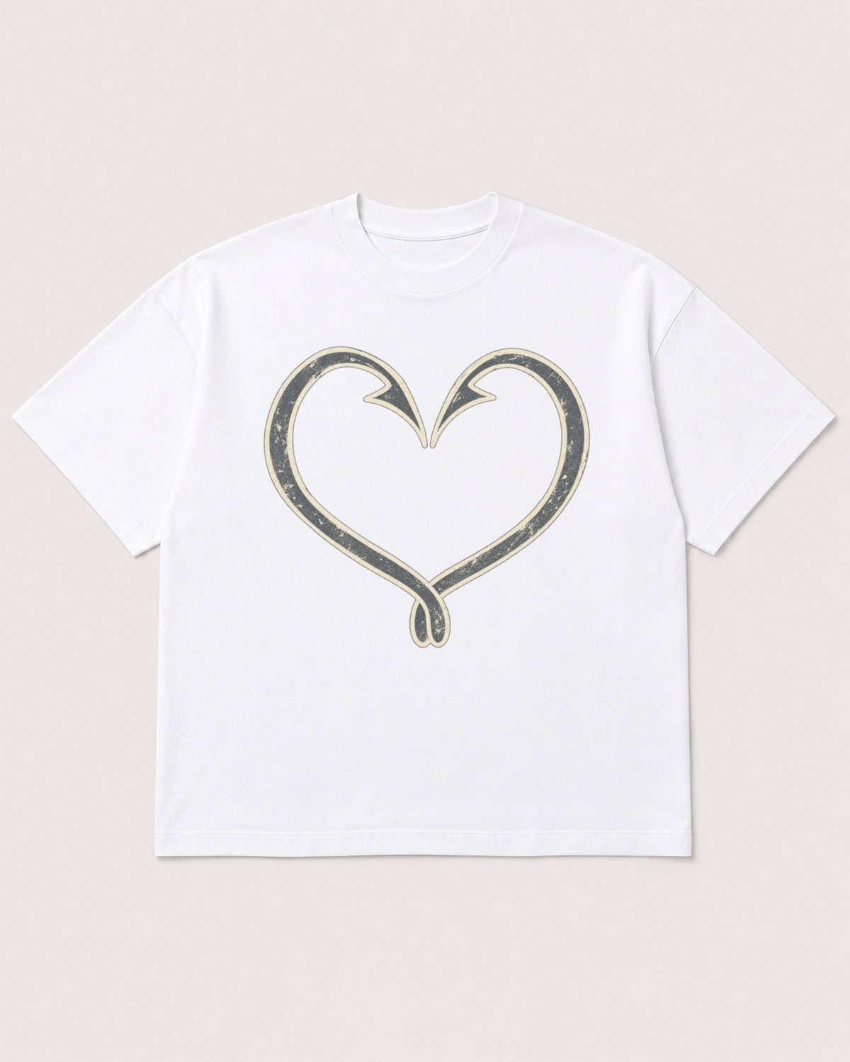 Mockup Boxy Heavyweight Tee White product