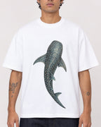 Mockup Boxy Heavyweight Tee White male close-up 06