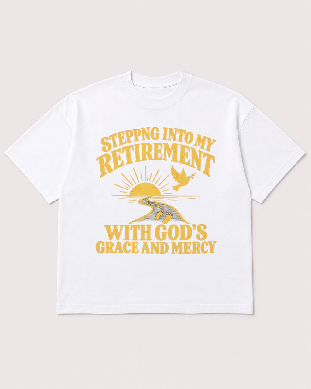 Mockup Boxy Heavyweight Tee White product