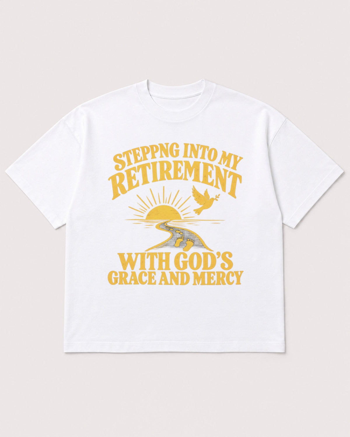 Mockup Boxy Heavyweight Tee White product