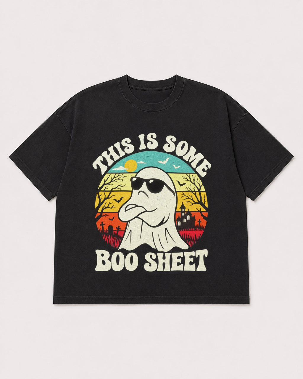 Mockup Boxy Heavyweight Tee Black product