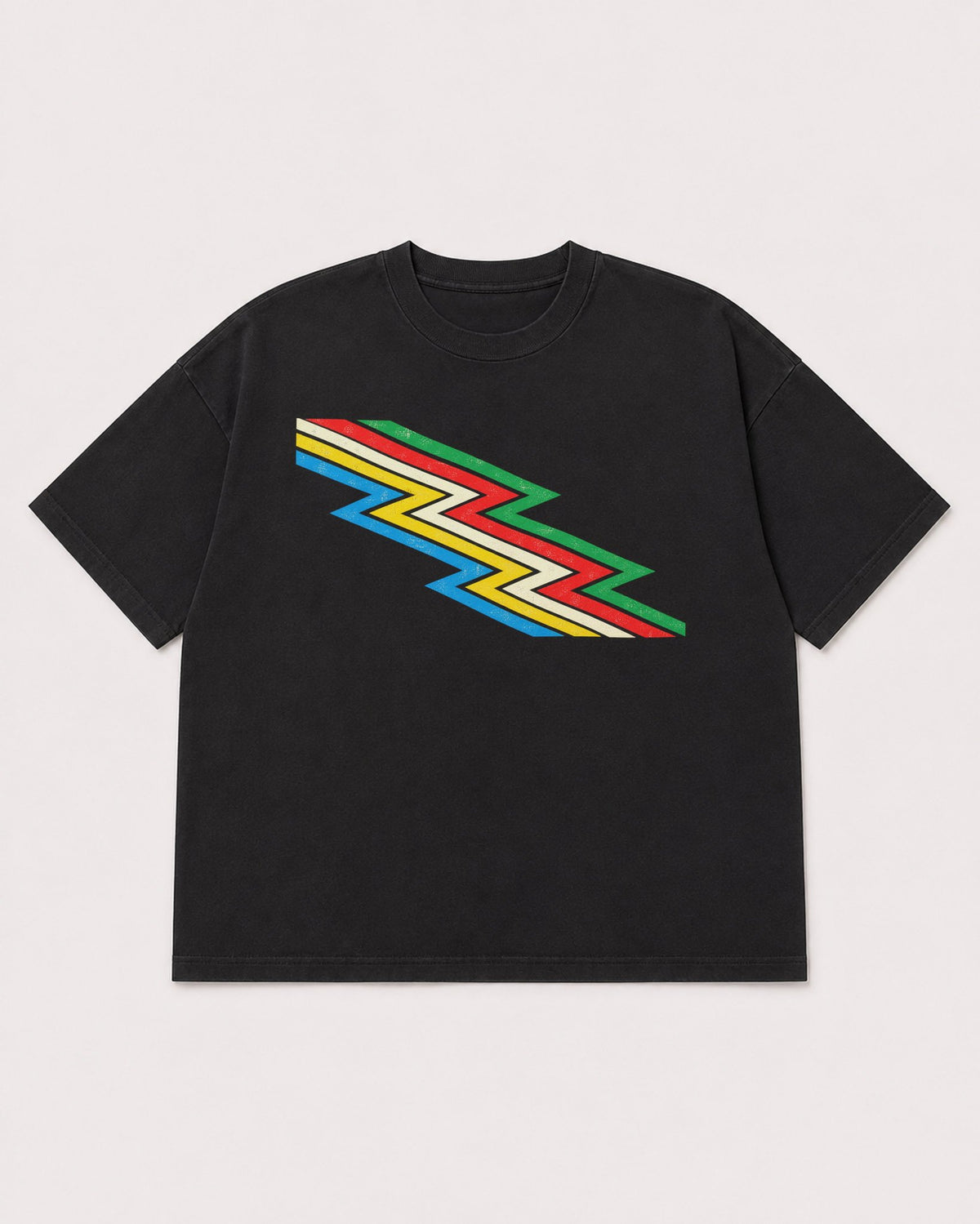 Mockup Boxy Heavyweight Tee Black product