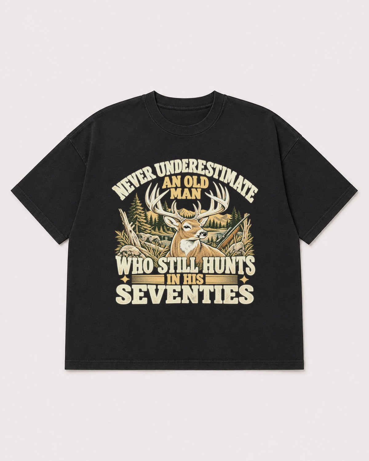 Mockup Boxy Heavyweight Tee Black product