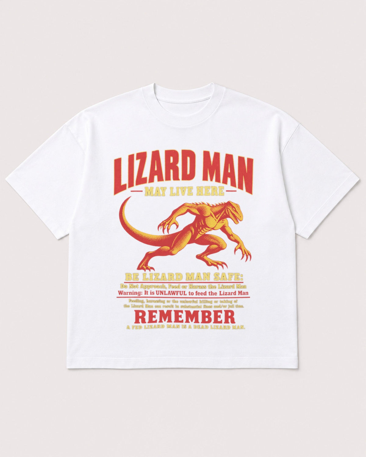 Mockup Boxy Heavyweight Tee White product