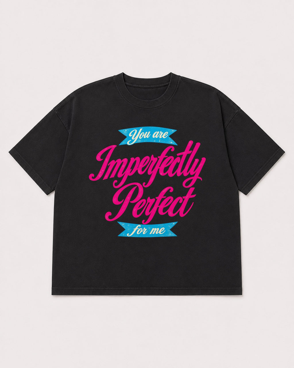 Mockup Boxy Heavyweight Tee Black product