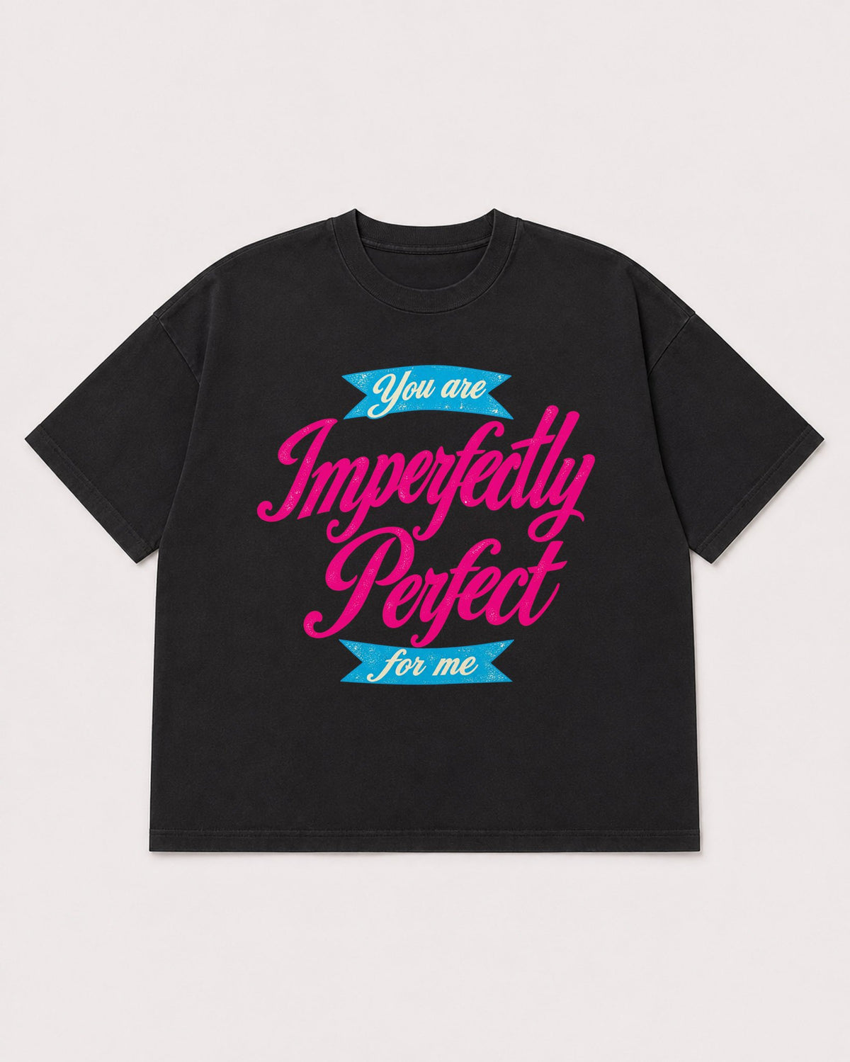 Mockup Boxy Heavyweight Tee Black product