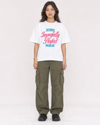 Mockup Boxy Heavyweight Tee White female full-body 02