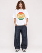 Mockup Boxy Heavyweight Tee White female full-body 09