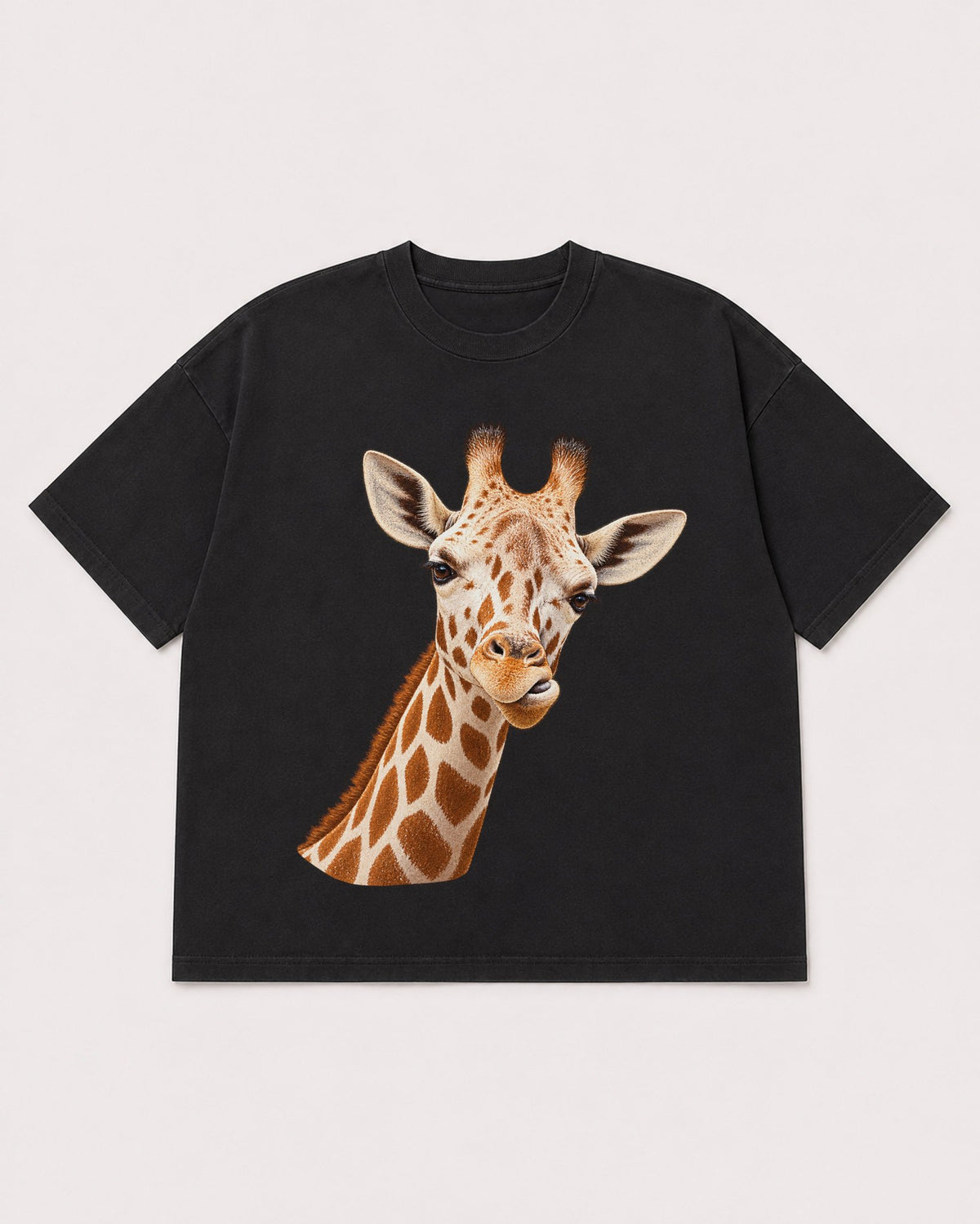 Mockup Boxy Heavyweight Tee Black product