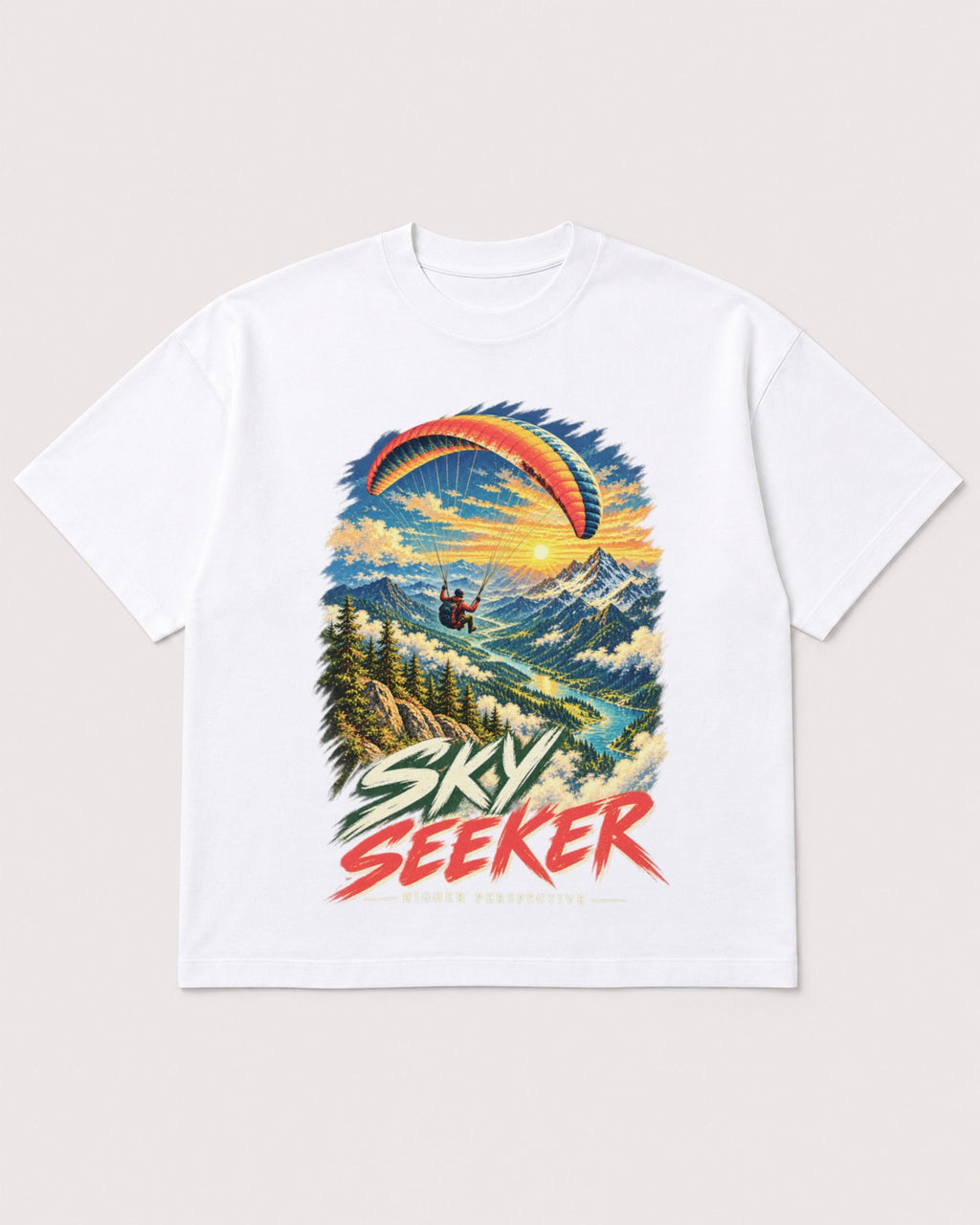 Mockup Boxy Heavyweight Tee White product