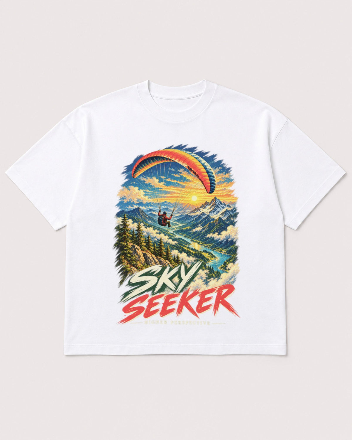 Mockup Boxy Heavyweight Tee White product