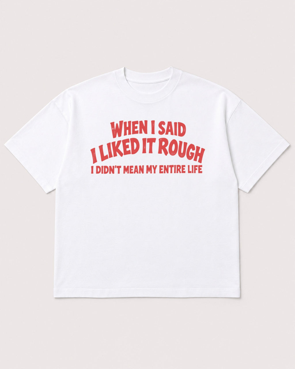 Mockup Boxy Heavyweight Tee White product