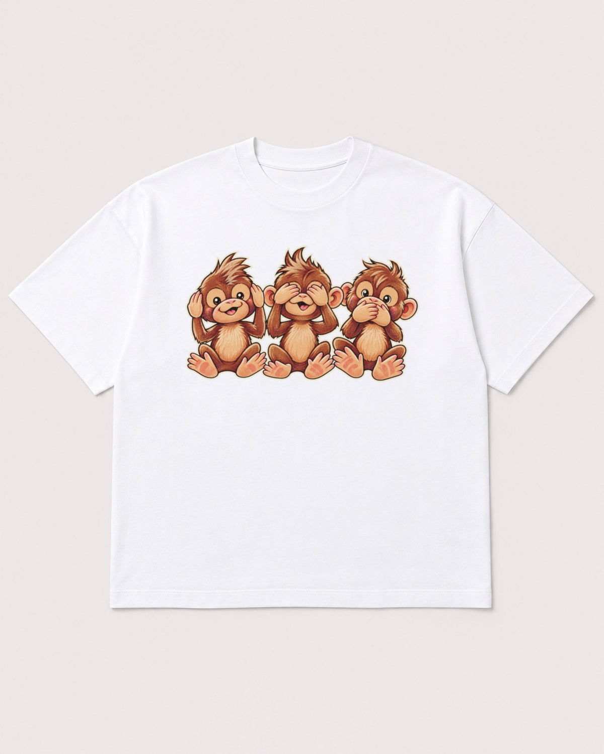 Mockup Boxy Heavyweight Tee White product