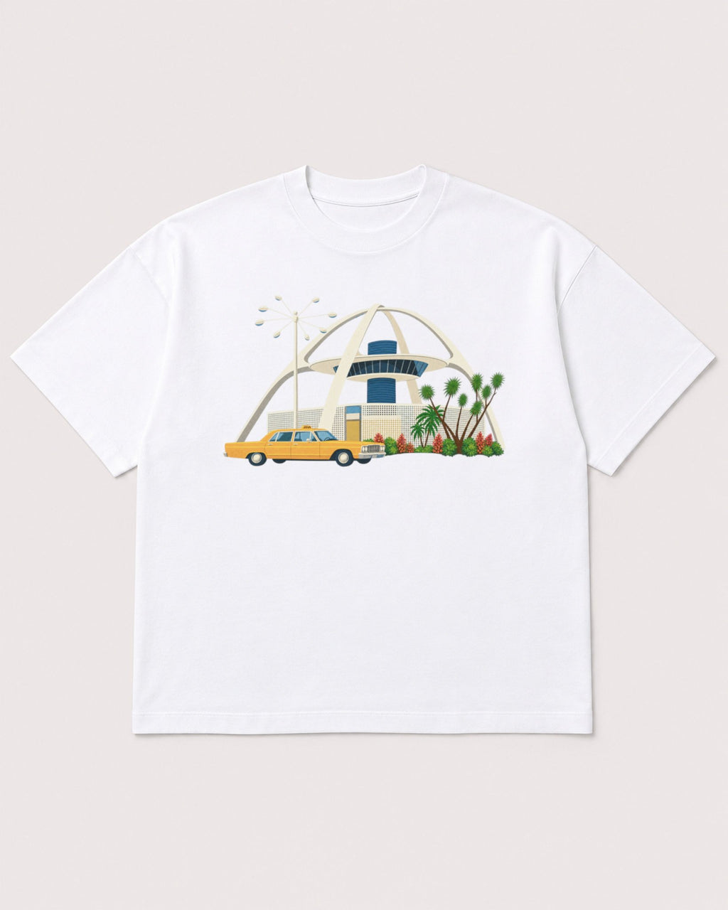 Mockup Boxy Heavyweight Tee White product