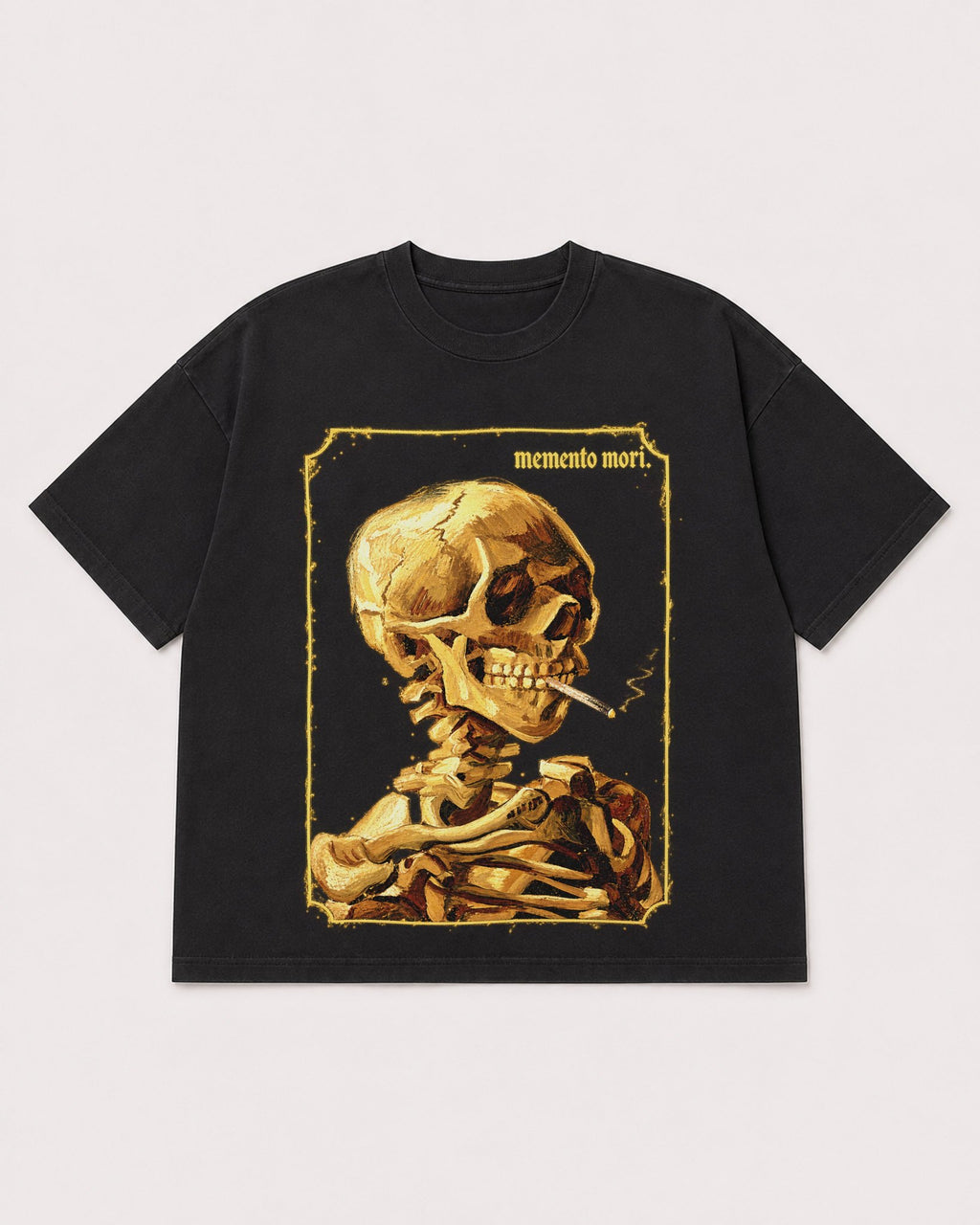 Mockup Boxy Heavyweight Tee Black product