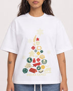 Mockup Boxy Heavyweight Tee White female close-up 06