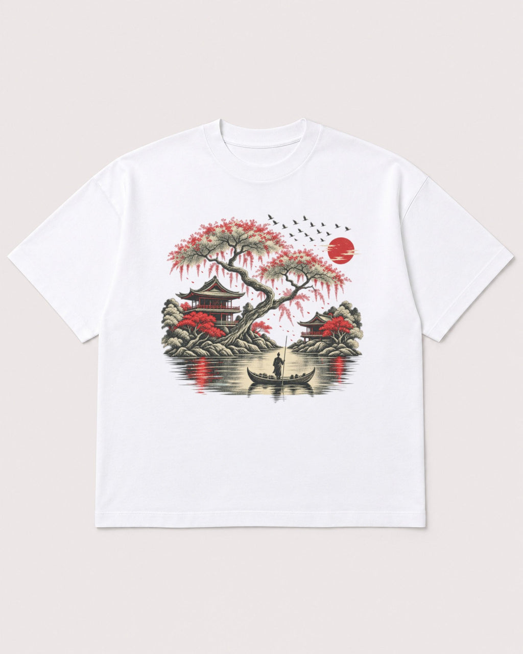 Mockup Boxy Heavyweight Tee White product