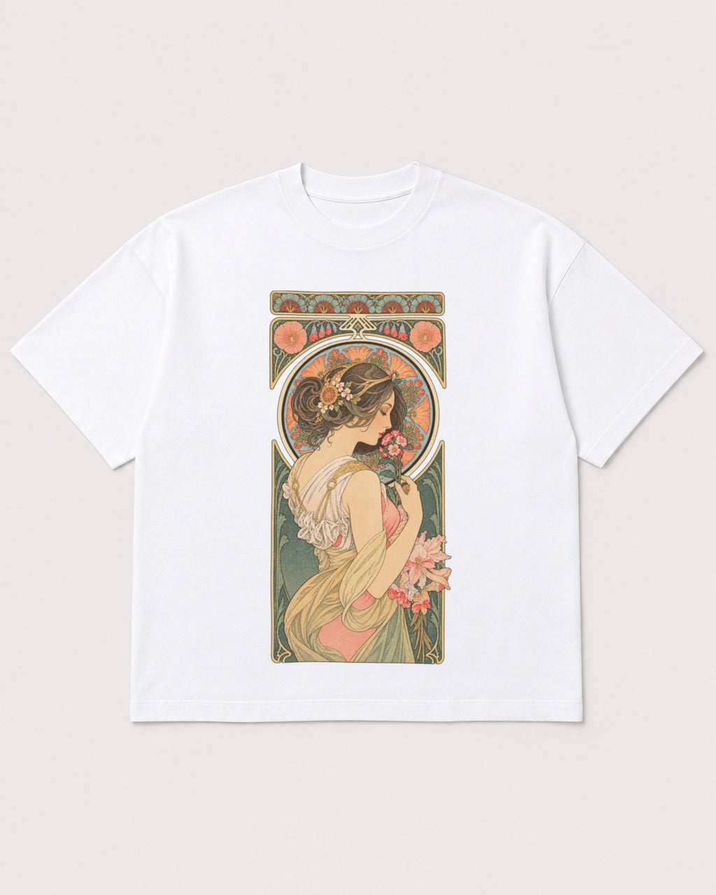 Mockup Boxy Heavyweight Tee White product