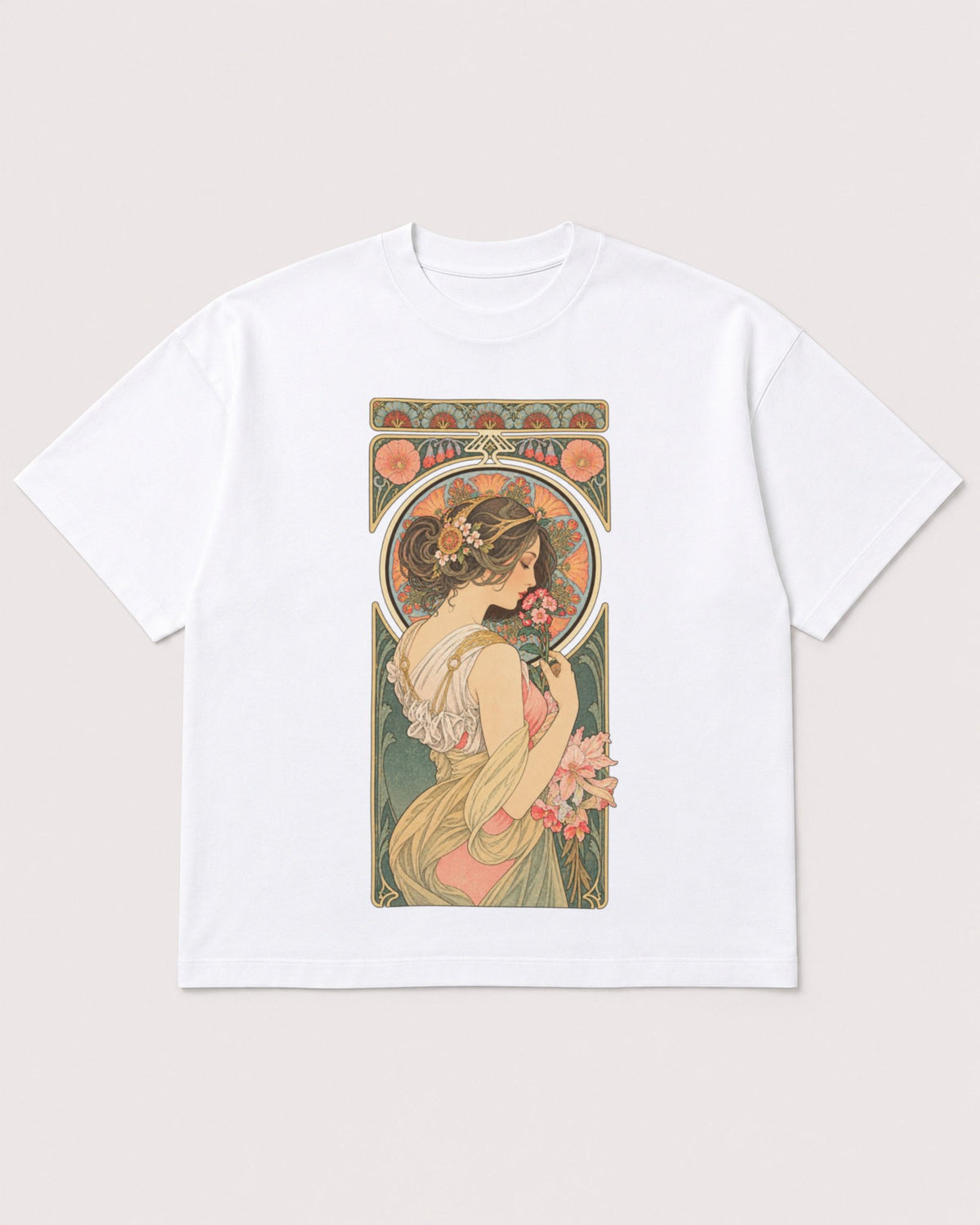 Mockup Boxy Heavyweight Tee White product