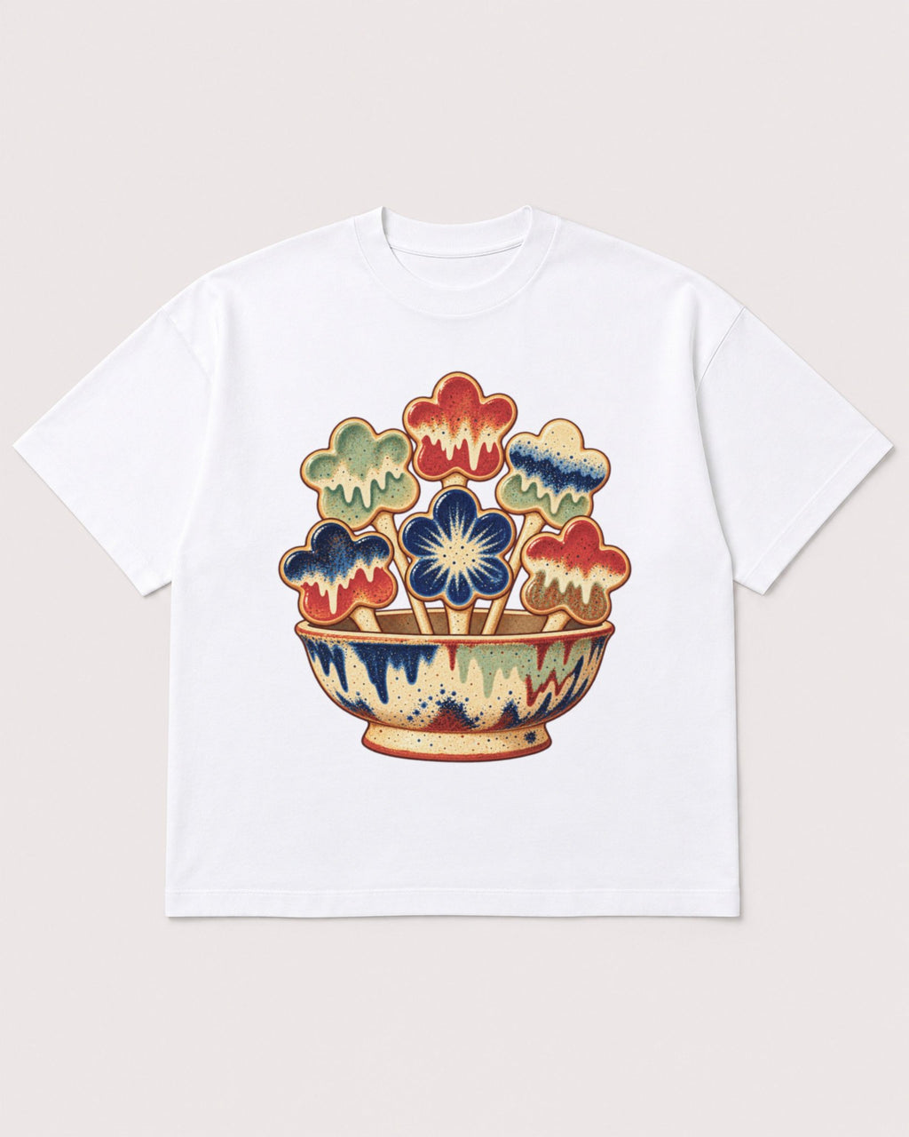 Mockup Boxy Heavyweight Tee White product