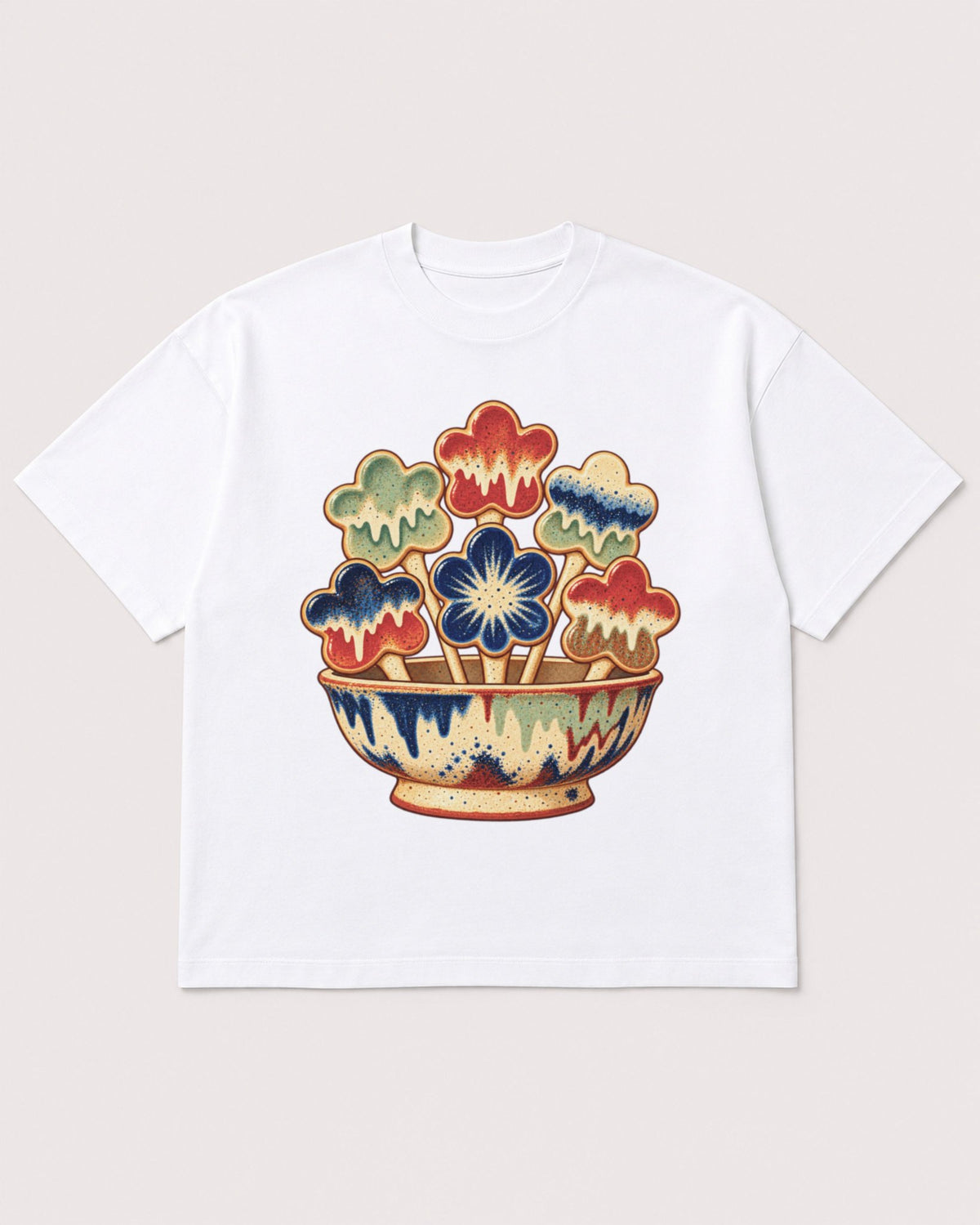 Mockup Boxy Heavyweight Tee White product
