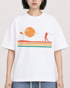 Mockup Boxy Heavyweight Tee White female close-up 11