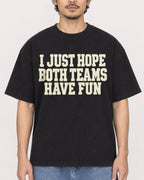 Mockup Boxy Heavyweight Tee Black male close-up 02