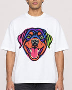 Mockup Boxy Heavyweight Tee White male close-up 10