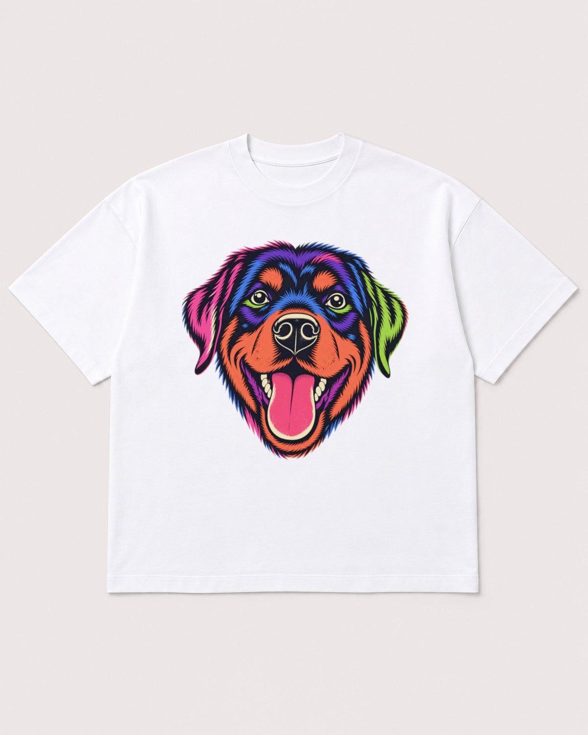 Mockup Boxy Heavyweight Tee White product