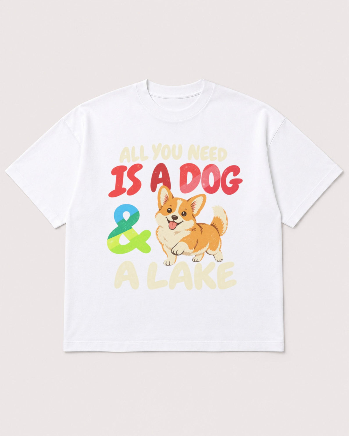 Mockup Boxy Heavyweight Tee White product