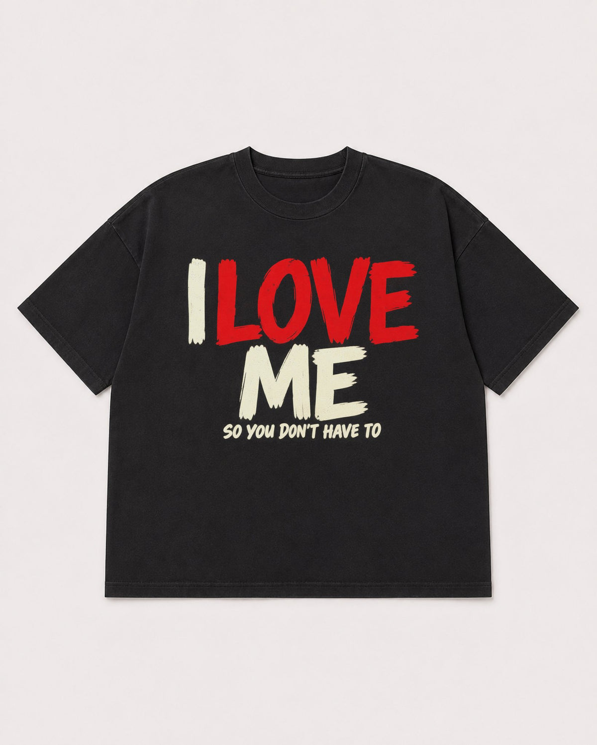 Mockup Boxy Heavyweight Tee Black product