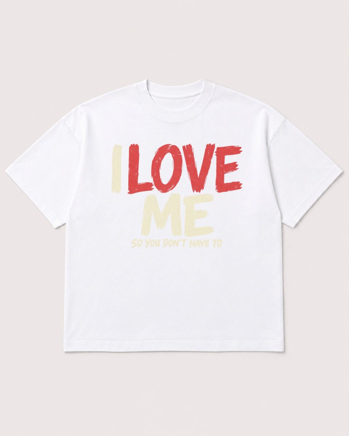Mockup Boxy Heavyweight Tee White product
