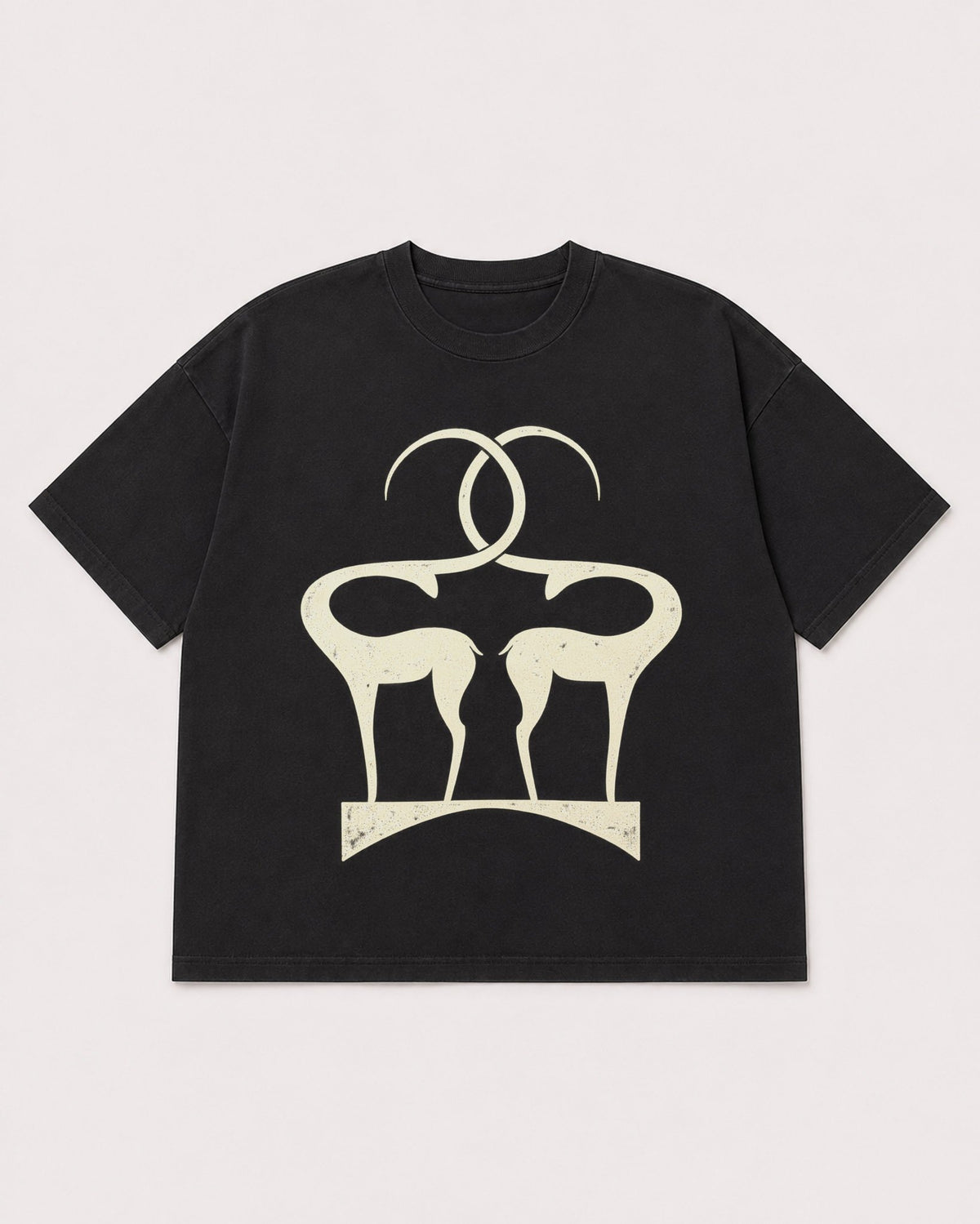 Mockup Boxy Heavyweight Tee Black product