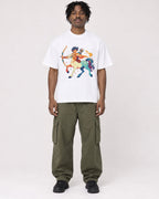 Mockup Boxy Heavyweight Tee White male full-body 04