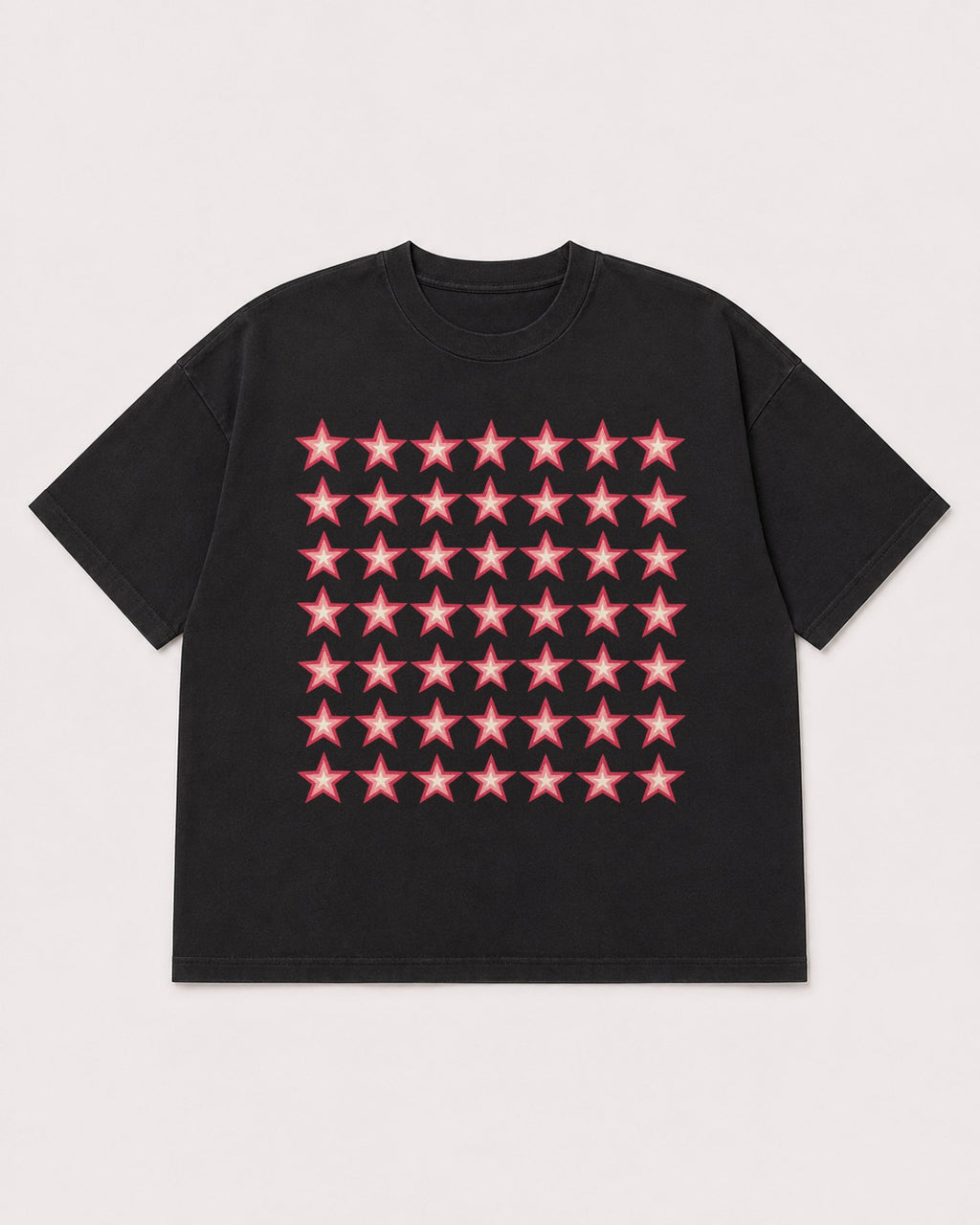 Mockup Boxy Heavyweight Tee Black product
