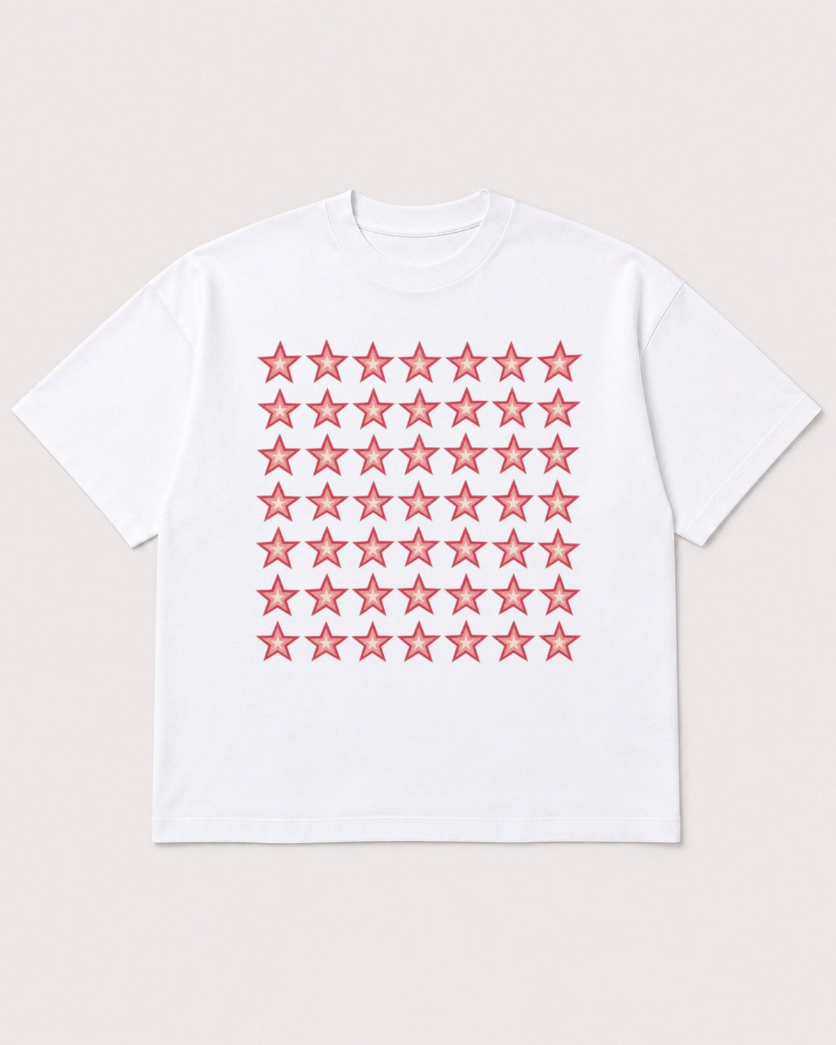 Mockup Boxy Heavyweight Tee White product