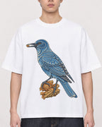 Mockup Boxy Heavyweight Tee White male close-up 01