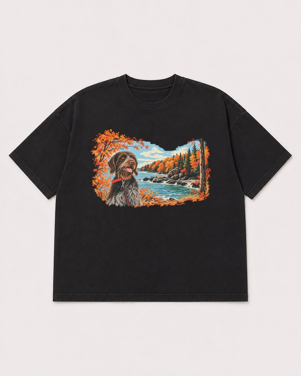 Mockup Boxy Heavyweight Tee Black product