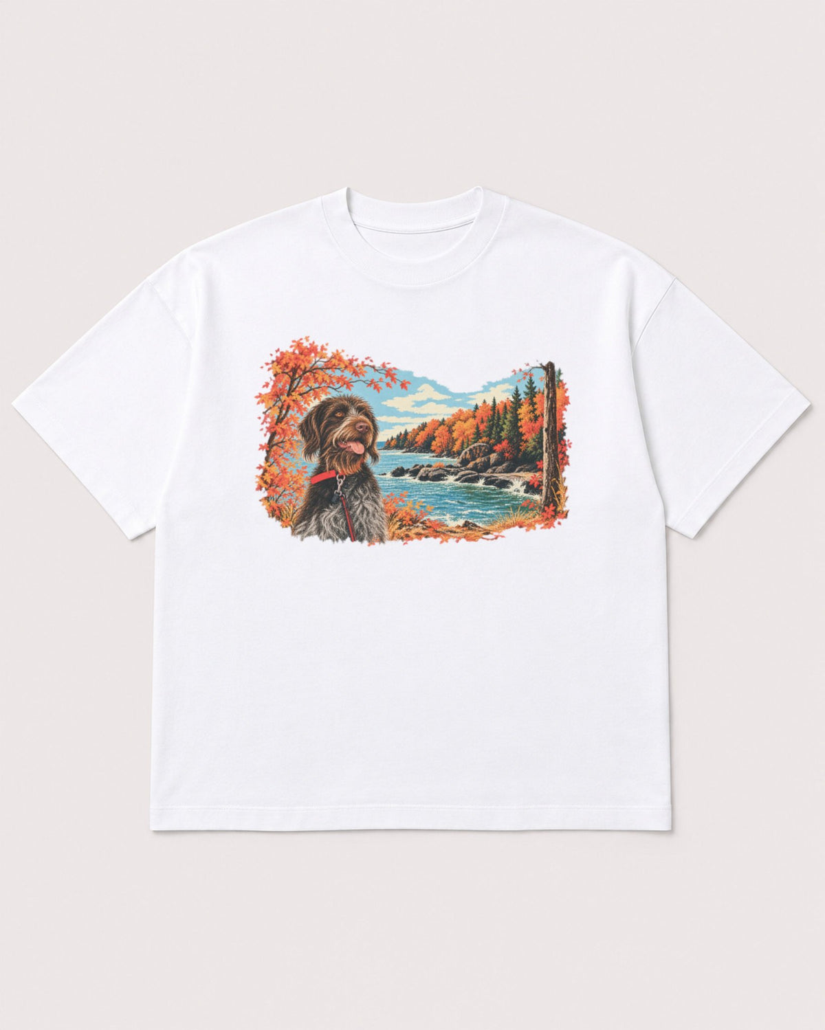 Mockup Boxy Heavyweight Tee White product