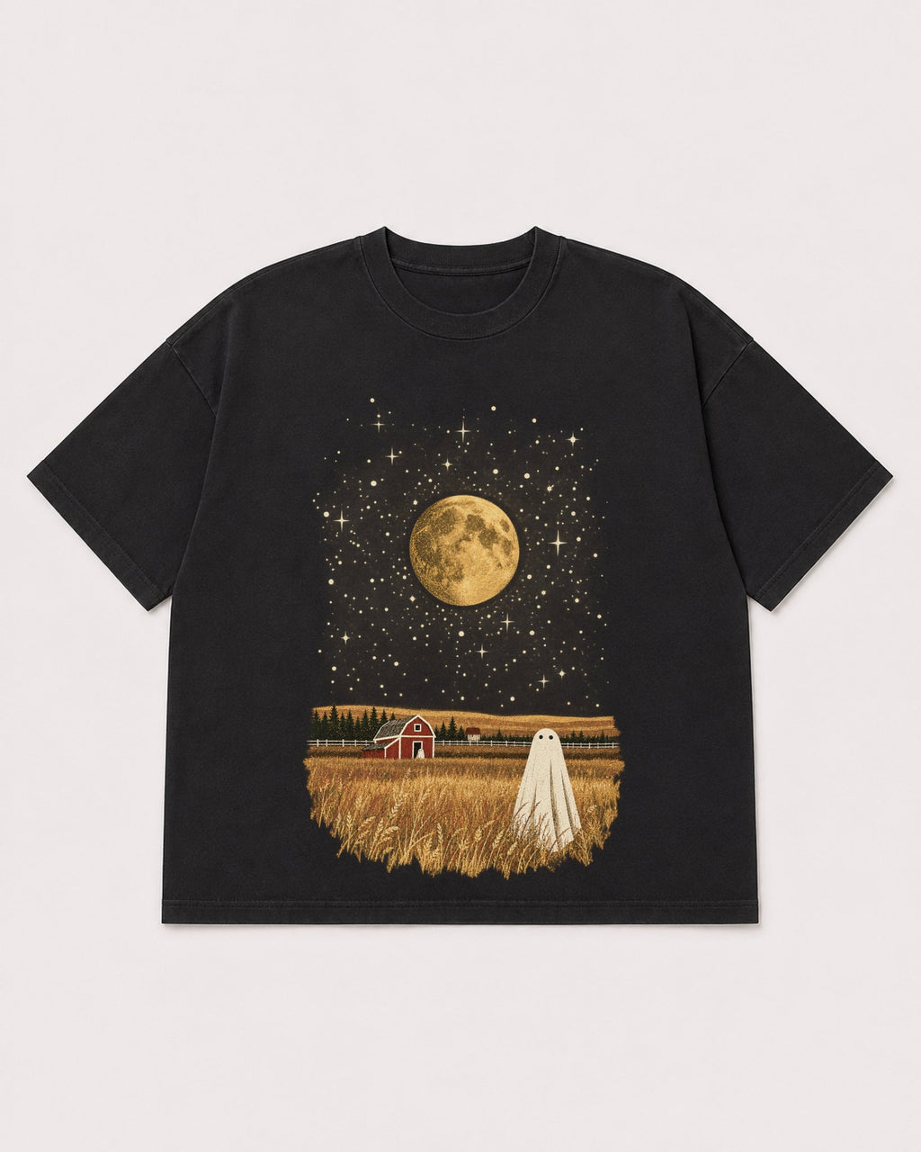 Mockup Boxy Heavyweight Tee Black product