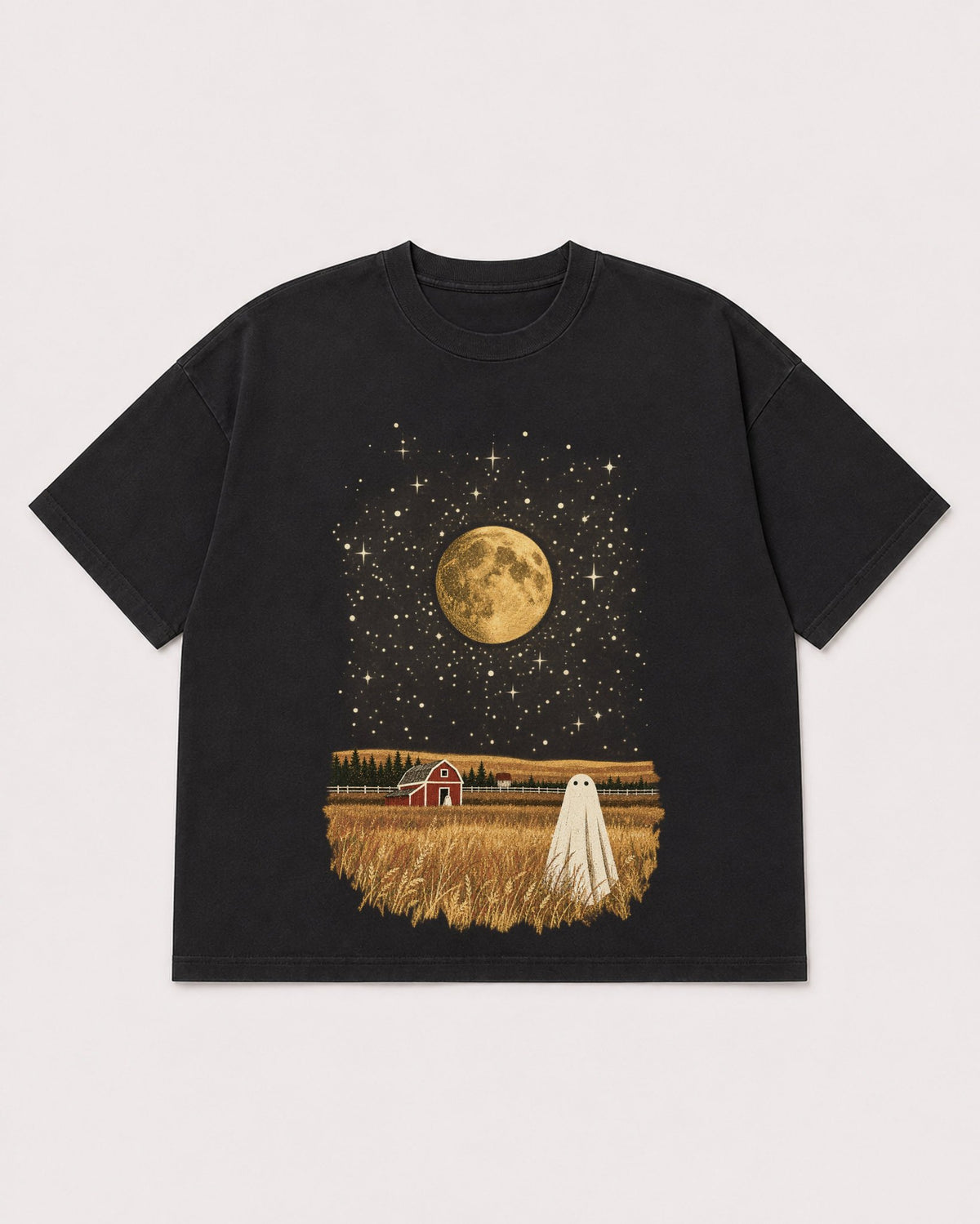 Mockup Boxy Heavyweight Tee Black product