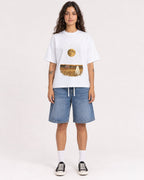 Mockup Boxy Heavyweight Tee White female full-body 06