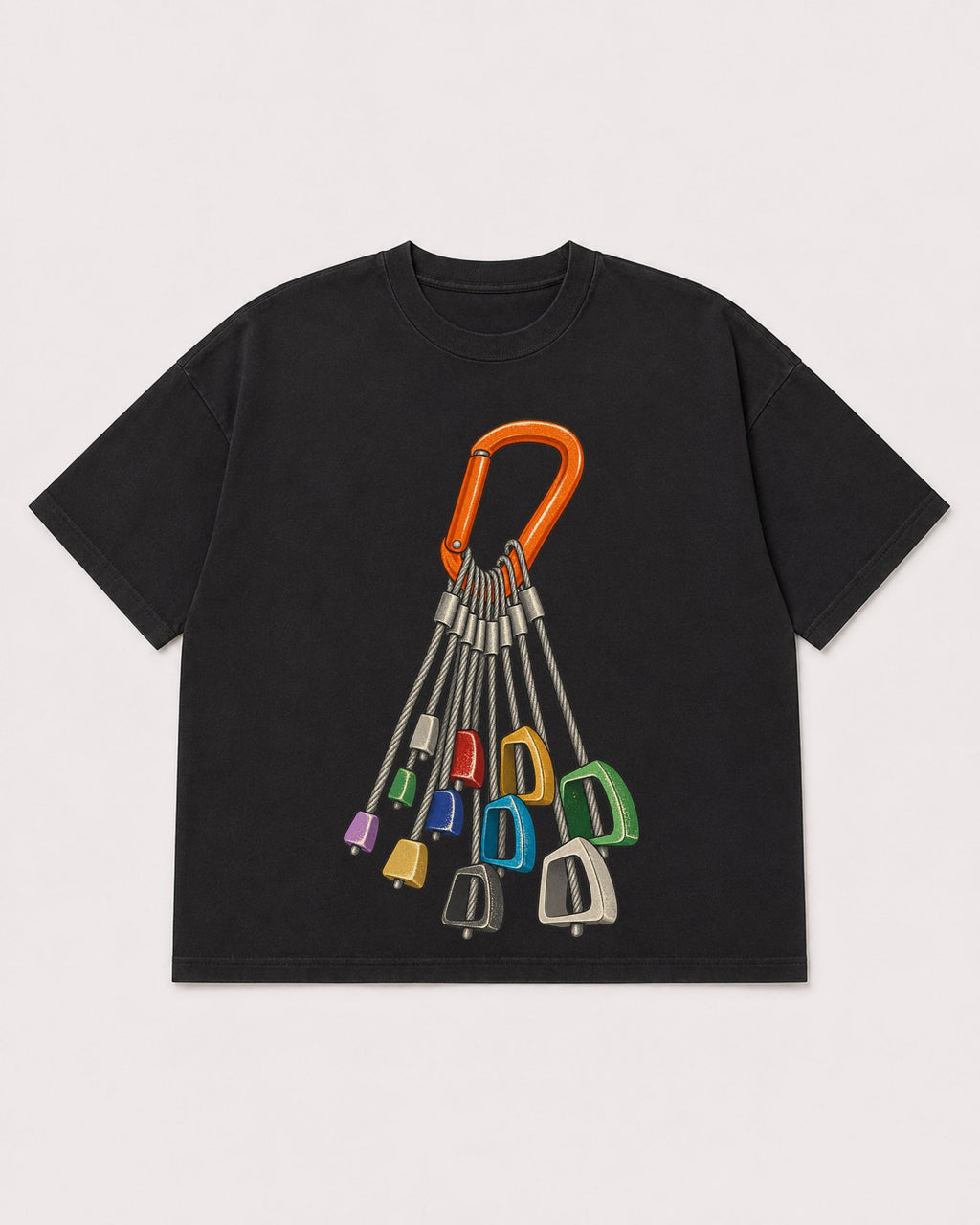 Mockup Boxy Heavyweight Tee Black product