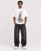 Mockup Boxy Heavyweight Tee White male full-body 05