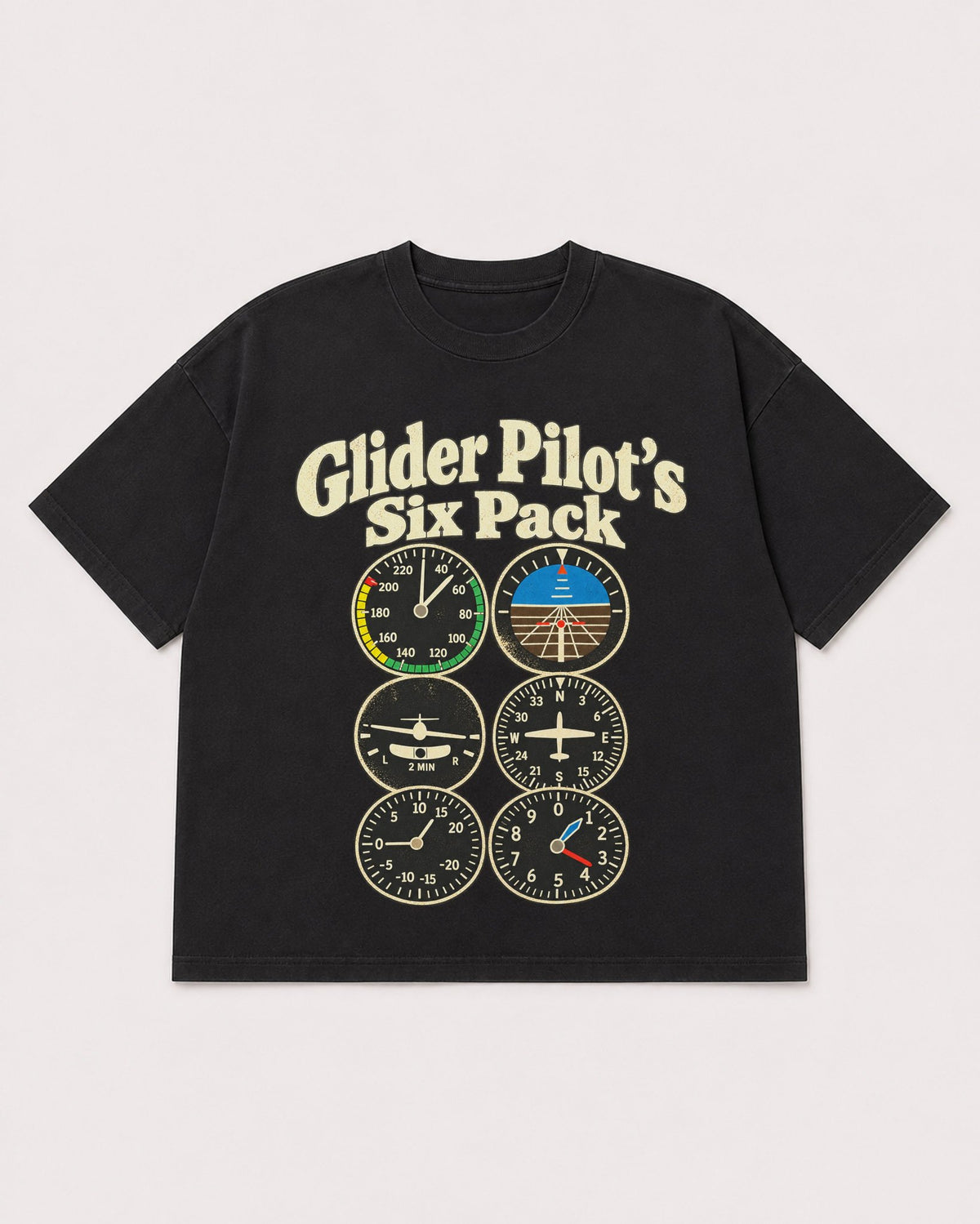 Mockup Boxy Heavyweight Tee Black product
