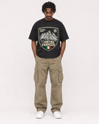 Mockup Boxy Heavyweight Tee Black male full-body 04